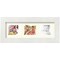 ArtToFrames Collage Photo Picture Frame with 3 - 2.5x3 inch Openings, Framed in White with Over 62 Mat Color Options and Regular Glass (CSM-3966-7649)